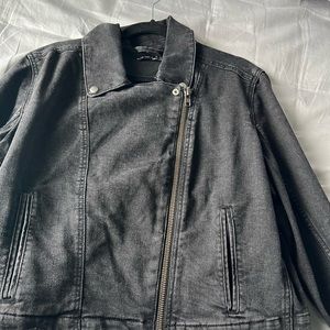 Black tape Jean jacket brand new